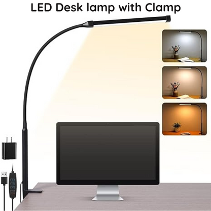 LED Desk lamp with Clamp